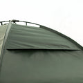 Alles-in-één Campingset voor 2 - Pop-Up Tent - Kampeerbed - Campingligstoel - Waterdicht - Eenvoudige montage - Duurzaam Oxford Nylon - L193 x D145 x H188cm - Groen