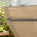 Garden Lounger - Ligstoel - Schommelstoel - Ergonomisch ontwerp, opbergvak aan de zijkant, duurzame synthetische vezels - 145 cm x 84 cm x 57 cm