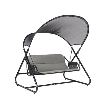 Hollywood Swing Schommelstoel - Tuinschommel - Patio Schommel - UV-bescherming Luifel - Ergonomisch ontwerp - Hoge stabiliteit - 164 cm x 184 cm x 152 cm