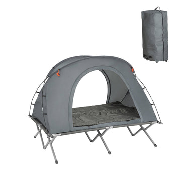 4-in-1 Campingtentenset - Kampeerbed - Campingligstoel - Slaapzak - Duurzaam Oxford Nylon - Gemakkelijk te transporteren - Muggenbescherming - 194 cm x 157 cm x 145 cm