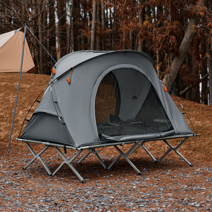4-in-1 Campingtentenset - Kampeerbed - Campingligstoel - Slaapzak - Duurzaam Oxford Nylon - Gemakkelijk te transporteren - Muggenbescherming - 194 cm x 157 cm x 145 cm