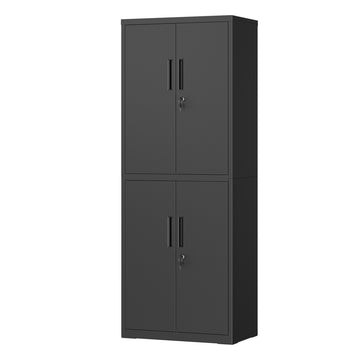 Archiefkast Opbergkast | Zwart | 40x60x180 cm