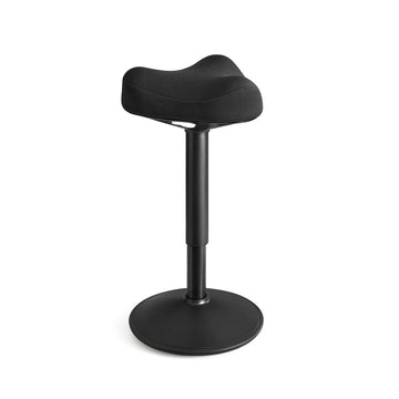 Verstelbare staande kruk - zwart - 58-83 cm - 120 kg