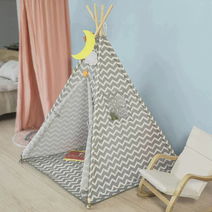 Kinderspeeltent Speelhuis Kids Tipi Tipi met vloermat