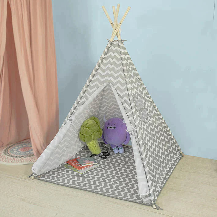Kinderspeeltent Speelhuis Kids Tipi Tipi met vloermat