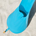 Beach Shade Sail - Zonnescherm - Zonnescherm - UPF30+ - 400 cm x 400 cm x 200 cm - Lichtgewicht aluminium frame