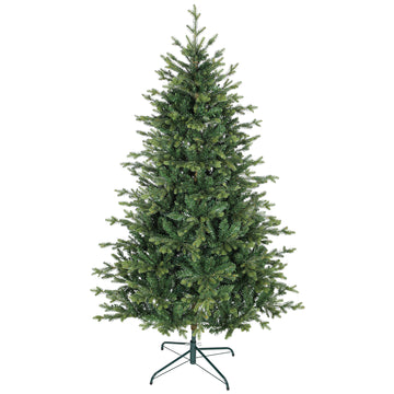 Kunstmatige kerstboom met realistische takken | Kleur: Groen | Afmetingen: 100x100x180 cm