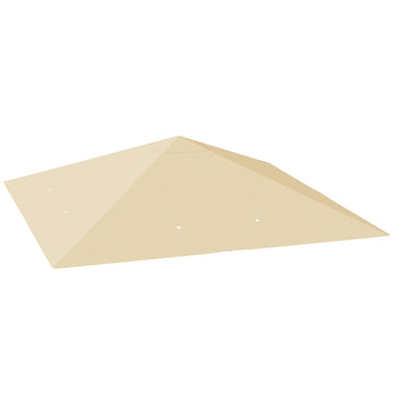 Paviljoen vervangend dak 3x3 m, waterafstotend | Kleur: Beige | Afmetingen: 298x298 cm