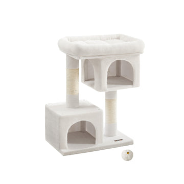 Kattenkrabpaal - Kattenboom - Sisal - Pluche - Spaanplaat - 60 x 40 x 84 cm
