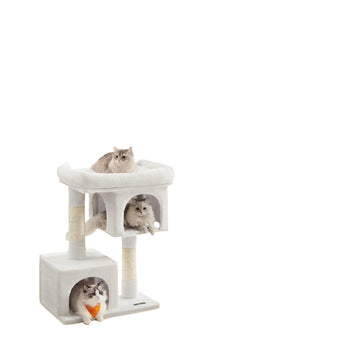 Kattenkrabpaal voor grote katten - kattenboom - pluche/sisal - 60 x 40 x 84 cm