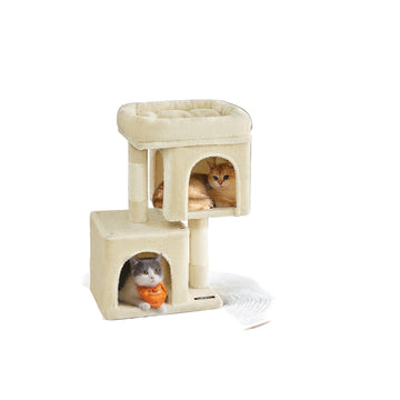 Kattenkrabpaal - kattentoren - duurzaam sisal - 40 x 30 x 67 cm