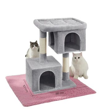 Kattenkrabpaal - Kattenboom - Grote ligplaat - Stabiel - 68 x 48 x 101 cm