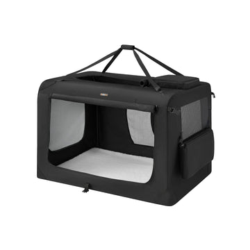 XXXL Hondenbench Zwart - Metalen Frame - Oxfordstof - 122 x 79 x 79 cm - Opvouwbaar