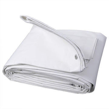 Waterdicht afdekzeil met ogen | Wit | 200x300 cm