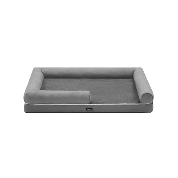 Orthopedisch hondenbed voor grote rassen – pluche, TPU, 135 x 107 x 25 cm
