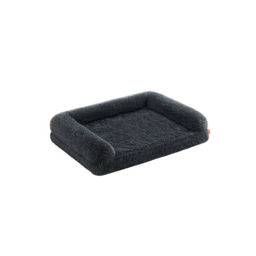 Orthopedisch hondenbed, donkergrijs, geheugenschuim, 106 x 80 x 23 cm, 3,1 kg
