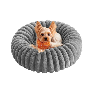 Wasbaar hondenbed 50 cm diameter | Duifgrijs | 50x50x18 cm