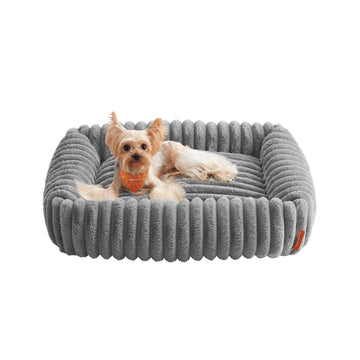 Middelgrote orthopedische hondenmand | Duifgrijs | 71x55x18 cm