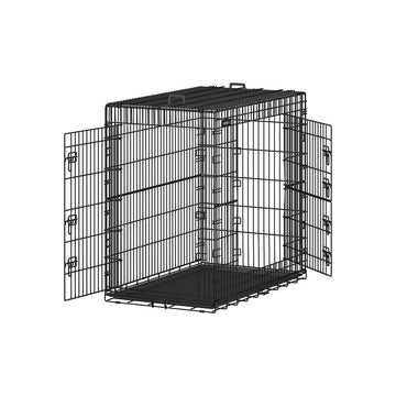 Hondenbench voor transport - Opvouwbaar - Staal - 122 x 74 x 114 cm