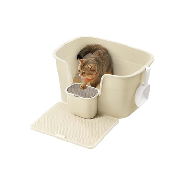 Kattenbakset - kattenbak - kattenbadkamer - lichtgewicht - 64 x 76 x 33 cm