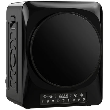 Compacte afvoerdroger 1000 W, 5 kg, Extra Droog & ECO | Kleur: Zwart | Afmetingen: 49x43x61 cm
