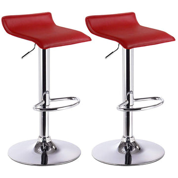 Set van 2 barstoelen met verstelbare hoogte | Bordeaux | 39x38,5x63-83 cm