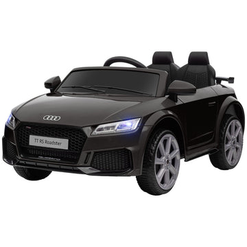 Elektrische kinderauto met afstandsbediening | Kleur: Zwart | Afmetingen: 60x102x44 cm