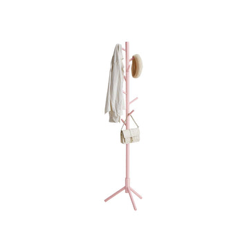 Kapstok in boomvorm - verstelbare hoogtes - massief hout - 47x47x175 cm - roze