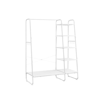 Kledingrek - ruimtebesparend - stalen frame - spaanplaat - 45 x 120 x 160 cm