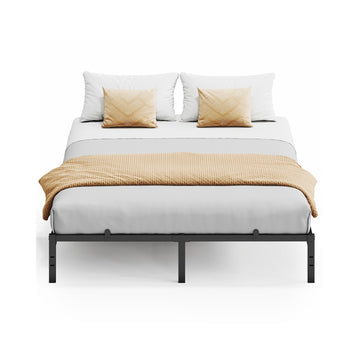 Metalen bedframe 180x200 cm modern | Tintenzwart | 180x200x35,6 cm
