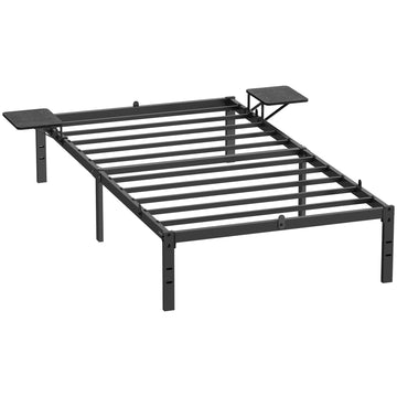 Metalen bedframe | Zwart | 201x91x41,8 cm
