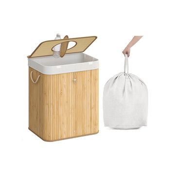 Bamboe flessenrek - flessenorganizer - opbergrek - eco-vriendelijk - 40,5x40,5x61 cm