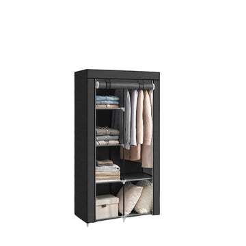 Stoffen kledingkast - kledingorganizer - ruimtebesparend - 88 x 45 x 170 cm
