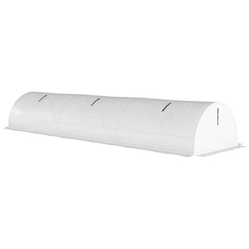 Mini tunnelkas - Foliekas voor planten | Kleur: Wit | Afmetingen: 80x300x45 cm