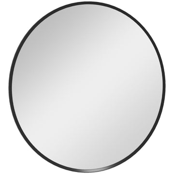 Ronde badkamerspiegel - Zwarte wandspiegel | Kleur: Zwart