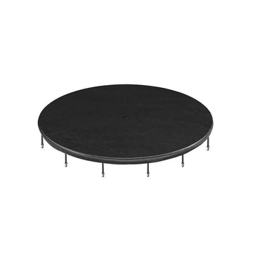 Trampolinehoes - waterdicht, uv-bestendig - zwart - 366 cm