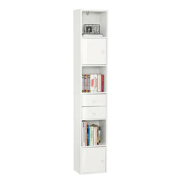 Boekenkast - Boekenplank - Opbergplank - Opbergrek - Staande plank - Hoge kast