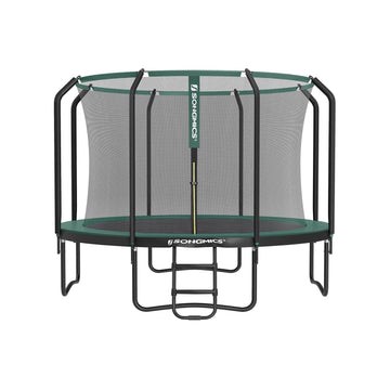 10ft trampoline met veiligheidsnet - gegalvaniseerd stalen frame - 305 cm