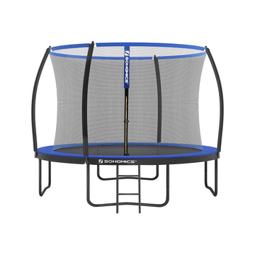 Trampoline - buitenspeelplezier - gegalvaniseerd staal - 150 kg - 76 cm - 64 veren - 2,4 x 2,4 m
