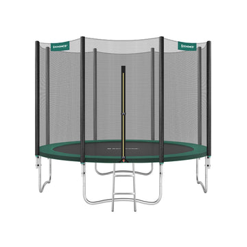 305 cm trampoline voor buiten - veiligheidsnet - verzinkt stalen frame