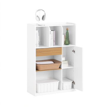 Opbergplank - Boekenkast - Ruimte-organizer - Veelzijdige opbergoplossing - 72x110x30cm