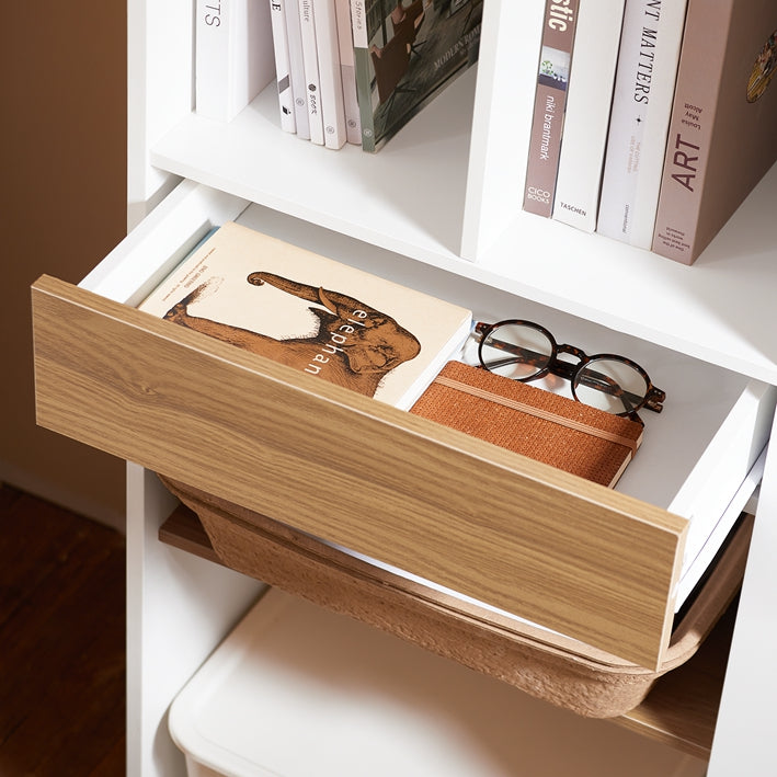 Opbergplank - Boekenkast - Ruimte-organizer - Veelzijdige opbergoplossing - 72x110x30cm