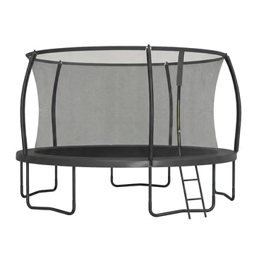 Trampoline 427 cm met veiligheidsnet en ladder | 427x427x270 cm