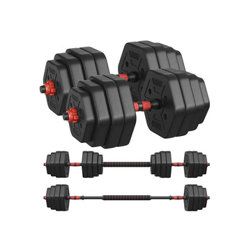 Halterset 40 kg - Dumbbells & Barbell - Fitness - Staal & Beton