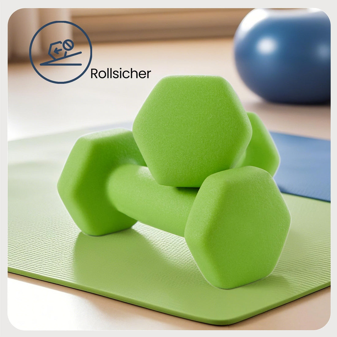 3-delige halterset – handgewichten – fitnessgewichten – 1 kg tot 3 kg