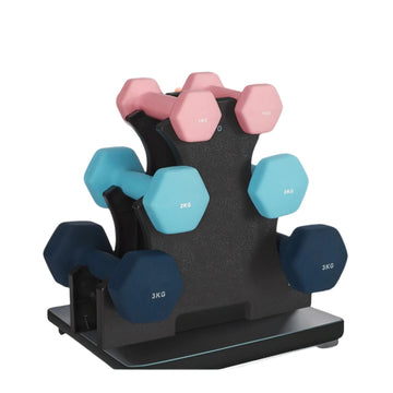 Dumbbellset - 3 paar - neopreen - handgewichten - 1/2/3 kg