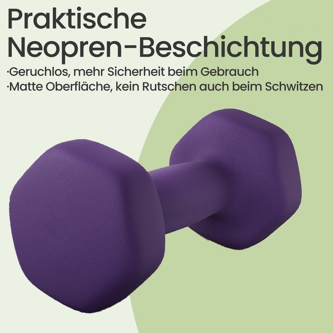 2-delige dumbbellset - losse gewichten - thuisfitness - ruimtebesparend - vinyl gecoat gietijzer