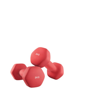 Halterset 2 x 3 kg – compacte fitnessuitrusting voor thuis