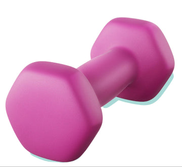 Set dumbbells - neopreen gewichten - fitness - antislip - 13,5 x 6,5 cm