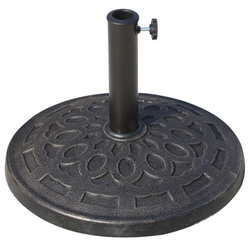 Parasolvoet voor parasols 38/48 mm | Kleur: Brons | Afmetingen: 44x44x33 cm